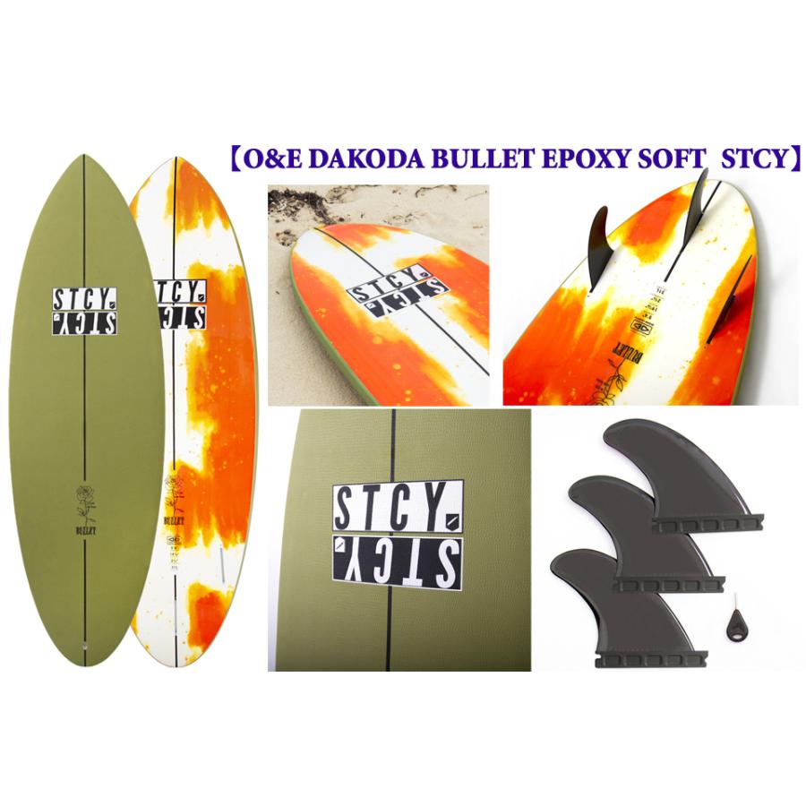 O&E DAKODA BULLET エポキシ ソフトボード6ft｜STACEY