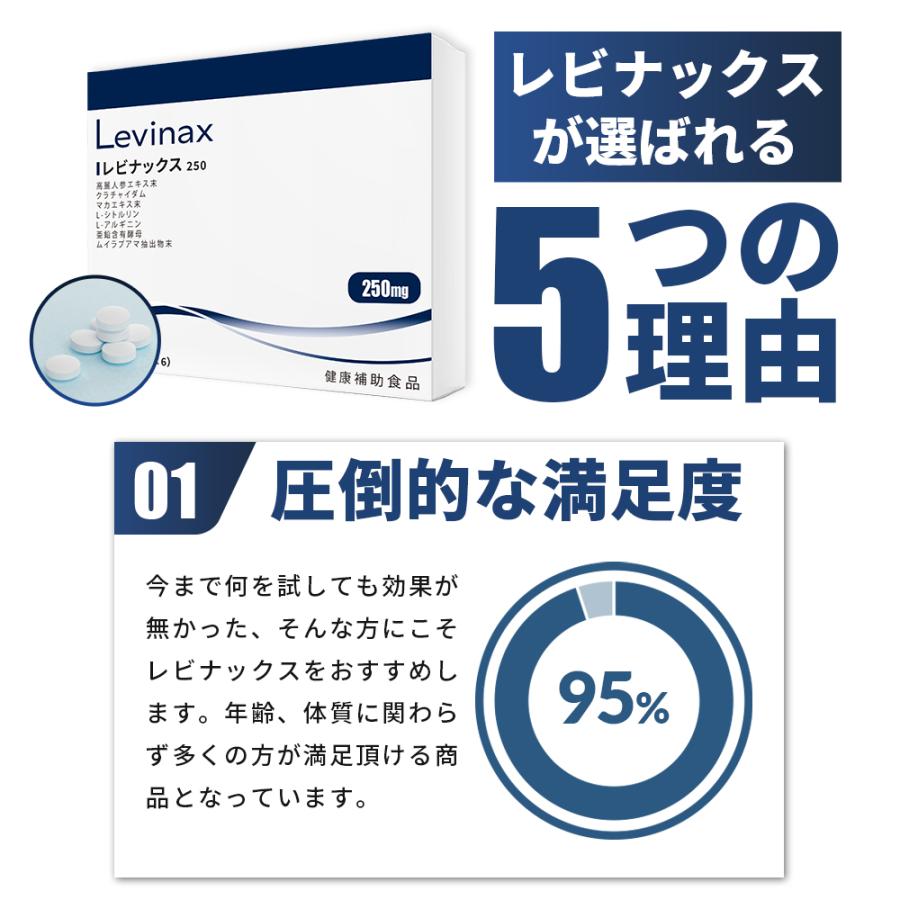Levinax(レビナックス)】 男性 活力ケア （打錠 60粒/箱） 高麗人参