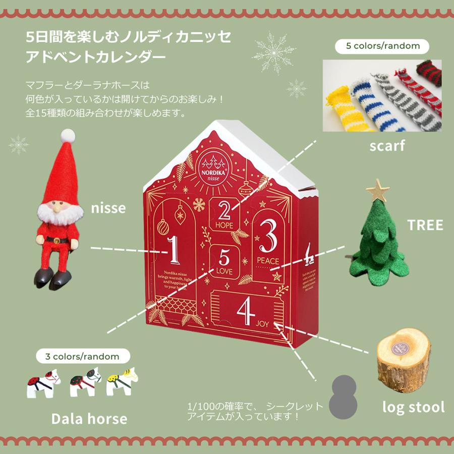 数量限定 アドベント カレンダー 2025 クリスマス 人形 ノルディカ