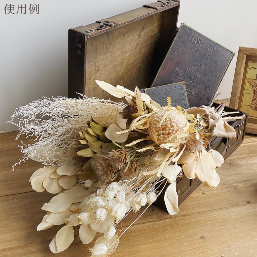 プリザーブドフラワー 花材 即日出荷 ストーベ オフホワイト スワッグ