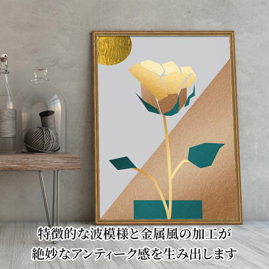 H 額縁 アンティーク調 ヴィンテージ ゴールド 金色 アート 油絵 H