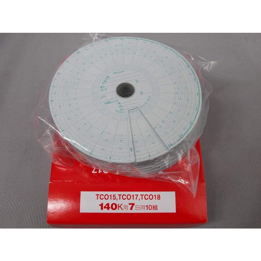 25年製YAZAKI 120キロ用タコグラフ YAZAKI 矢崎 タコグラフチャート紙