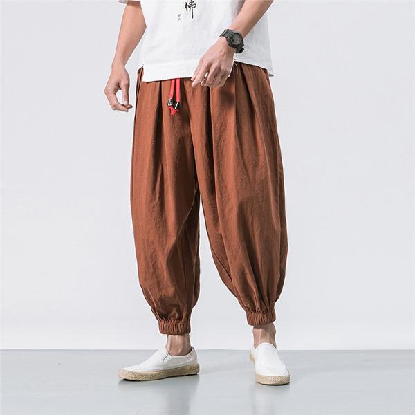 2点購入で300円OFF】サルエルパンツ メンズ ロング ワイドパンツ