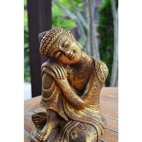 アジアン バリ 雑貨 ♪ブッダのオブジェ（Mサイズ23cm