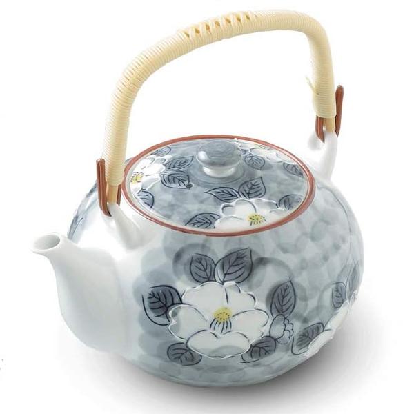 番茶器揃 有田焼 一珍山茶花 西日本陶器 KG09-05 / 日本製 急須 茶器