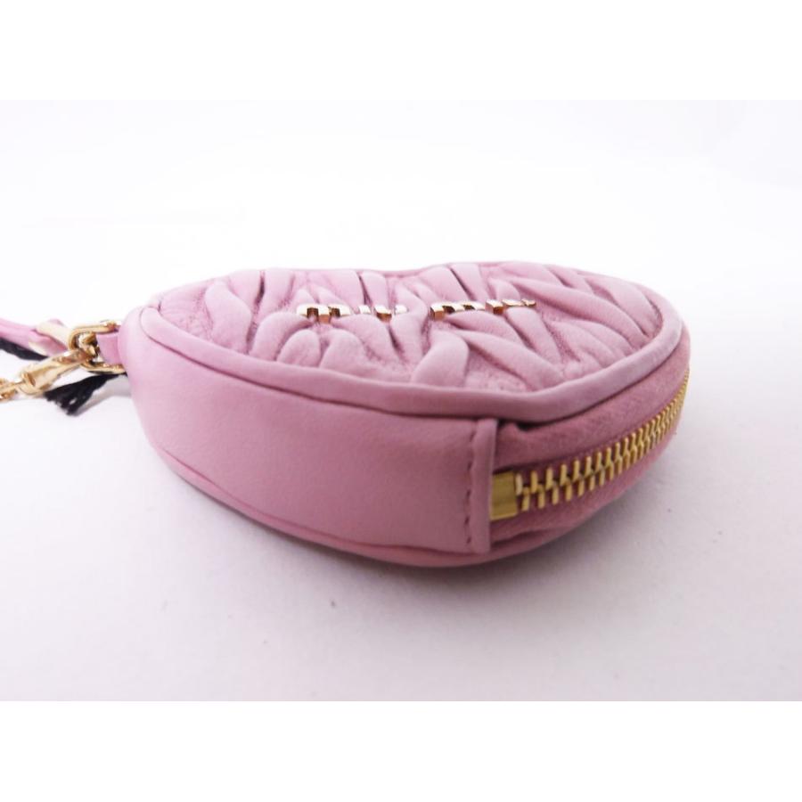 miu miu（ミュウミュウ） 送料無料 TRICK PELLE コインケース ハート