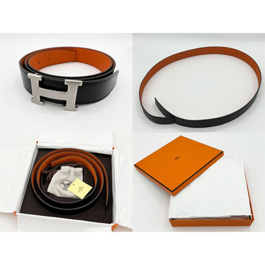 HERMES（エルメス） コンスタンス Hベルト メンズ ベルト ストライプ