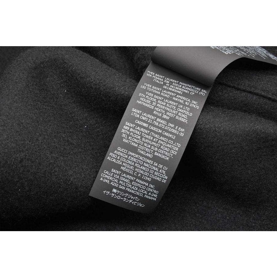 SAINT LAURENT サンローラン ダッフルコート フード付き ウール メンズ