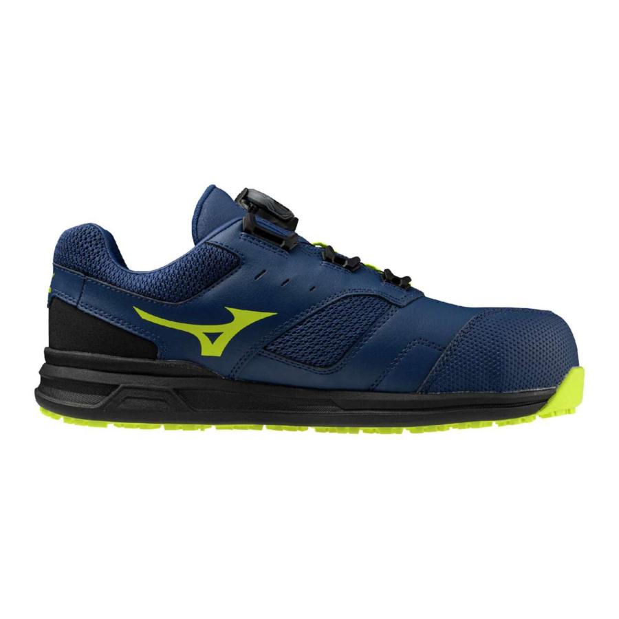 オールマイティ MIZUNO LSII51L WIDE F1GA241514 ネイビー×ライム