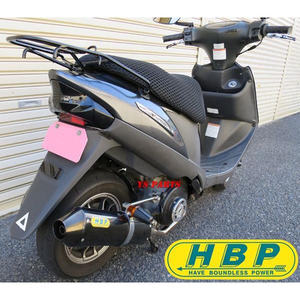 送料無料 動画有 10セット限定 HBPマフラーO2センサー穴装備ブラック