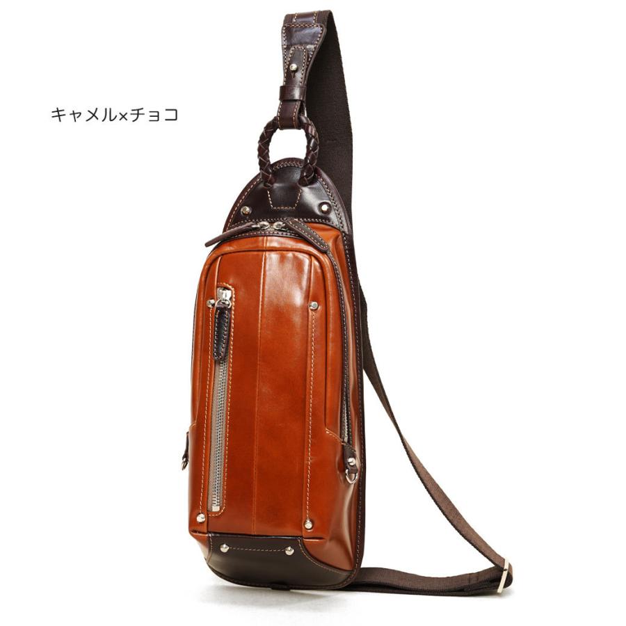 ボディバッグ メンズ 本革 Kiefer neu キーファーノイ Ciao チャオ