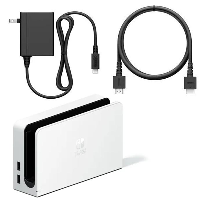 Nintendo Switch 有機ELモデル ドックセット ホワイト 有線LAN 純正品