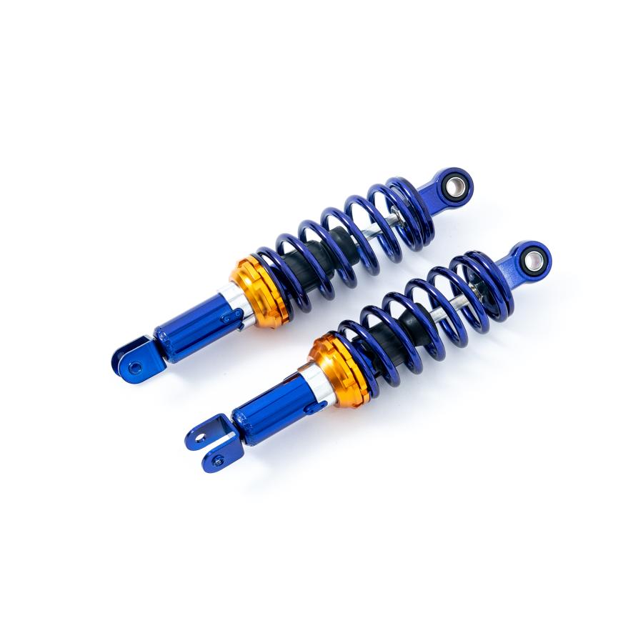 280mm リアサスペンション 汎用品 青 コの字 マジェスティ125 シグナス