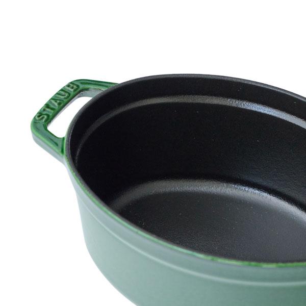 Staub（ストウブ） ピギーココット オーバル 17cm バジルグリーン ピコ