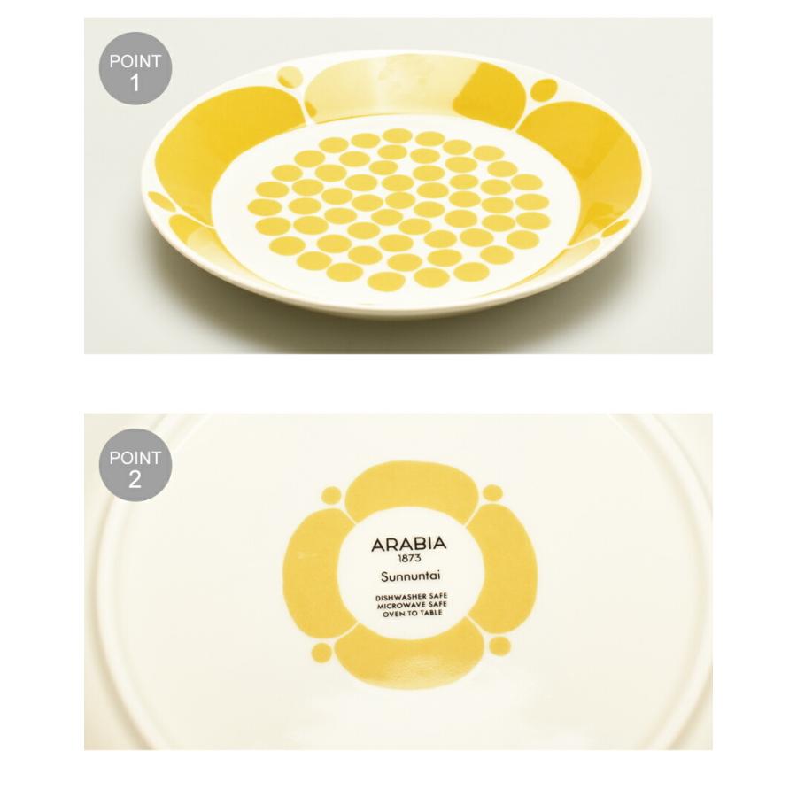 ARABIA（アラビア） 食器セット スンヌンタイ プレート 21cm 2枚 ペア
