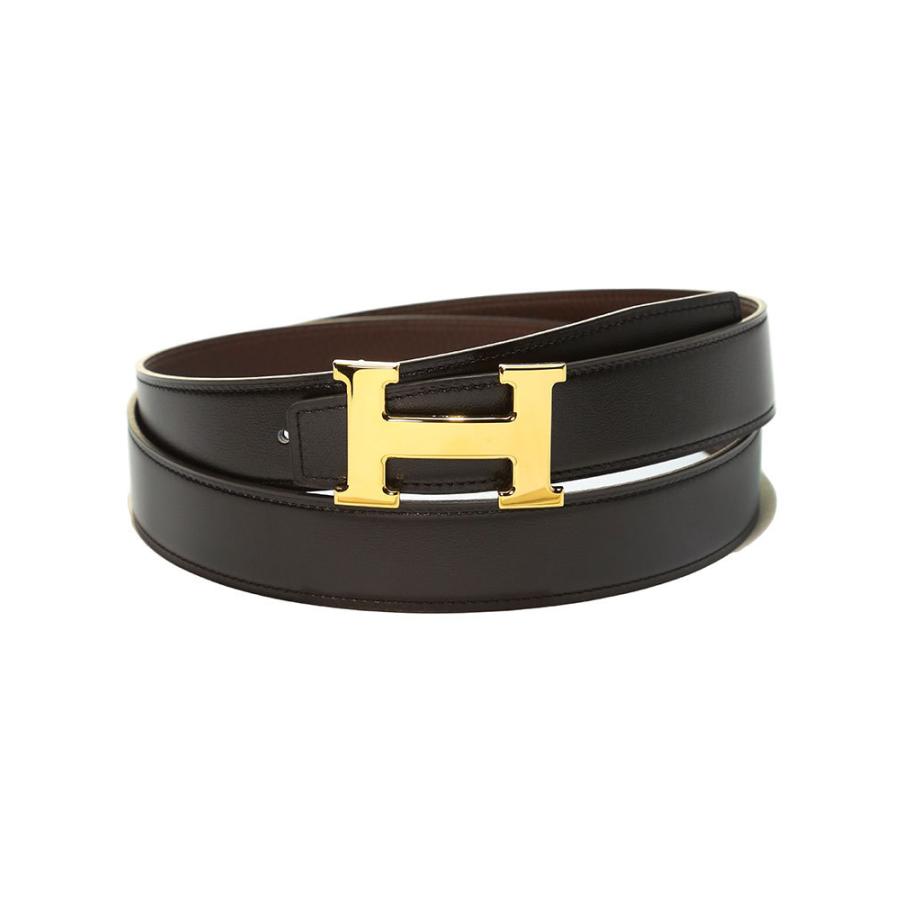 HERMES（エルメス） ベルト メンズ ブランド H バックル リバーシブル