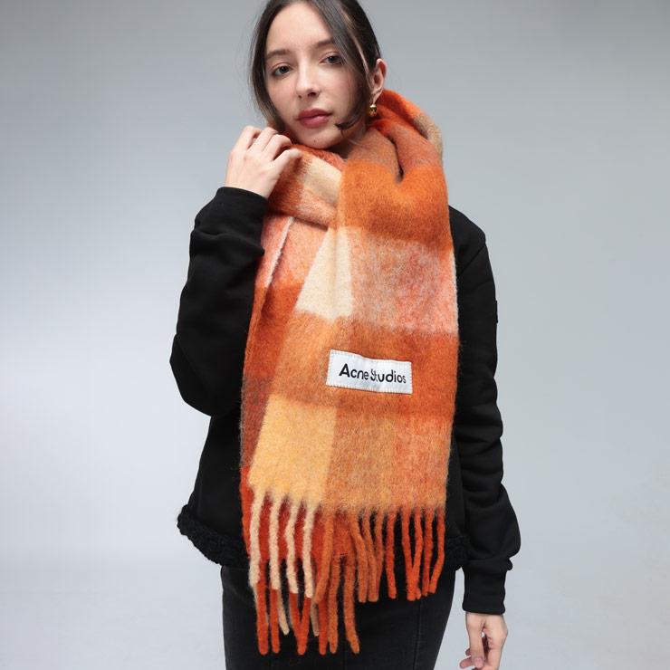Acne Studios（アクネ ストゥディオズ） マフラー レディース ロゴ
