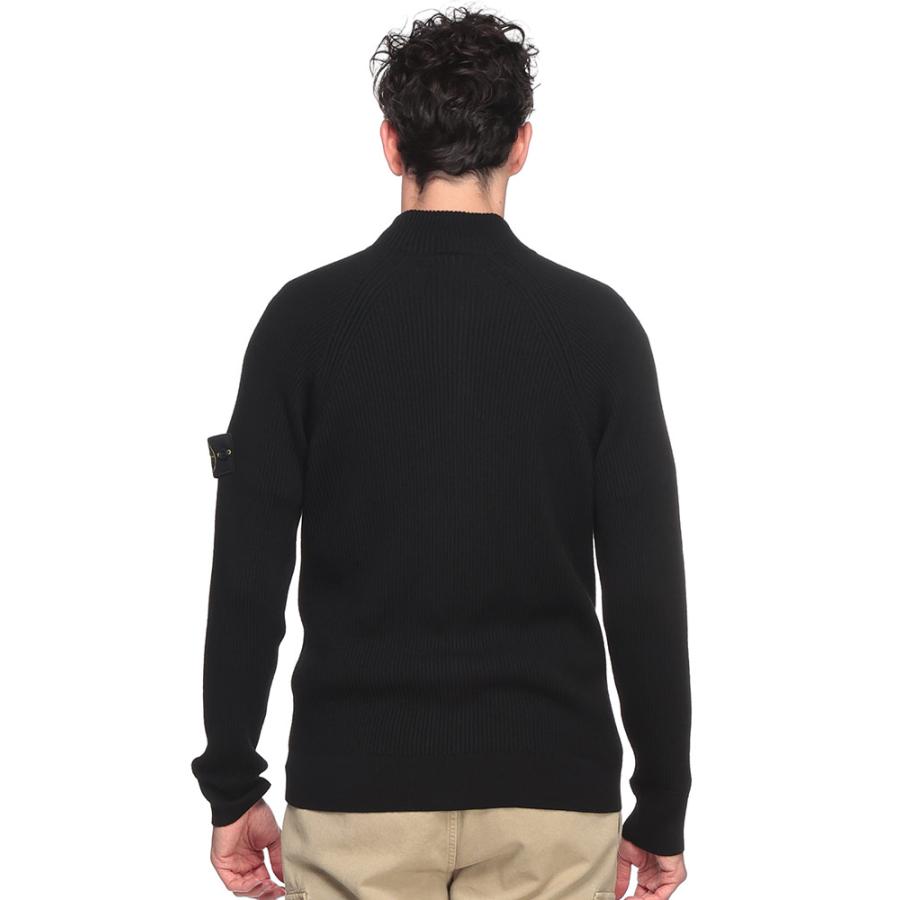 STONE ISLAND（ストーン アイランド） ウール リブ編み フルジップ