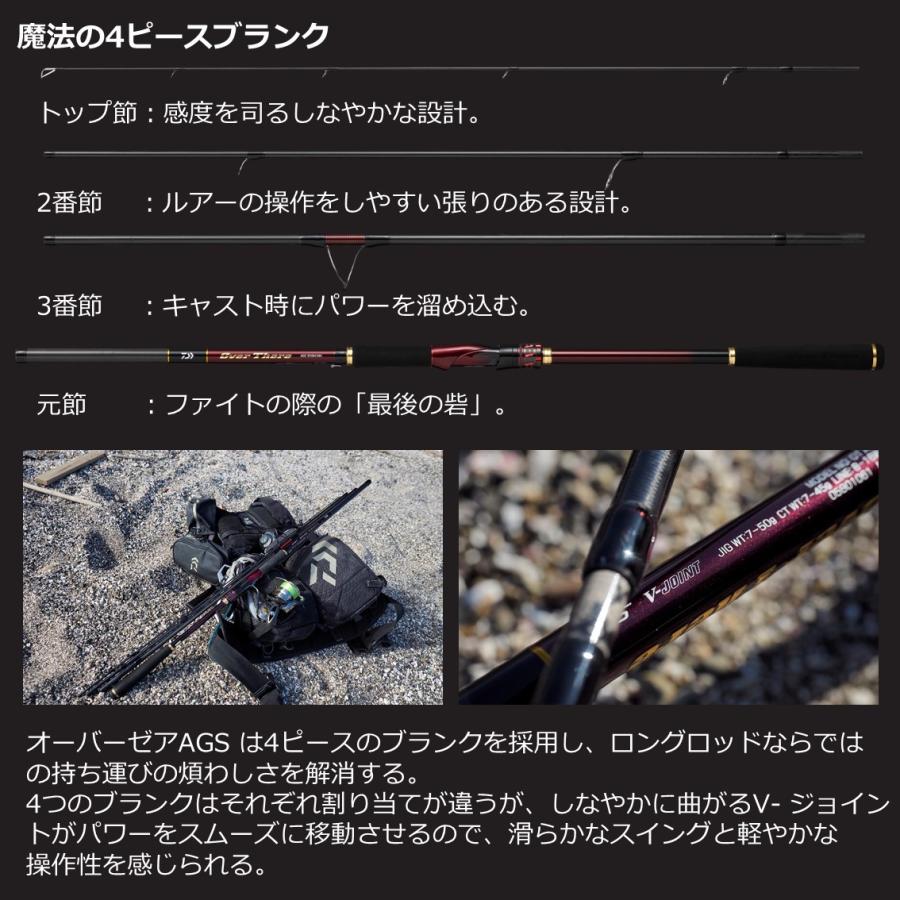 DAIWA（ダイワ） オーバーゼア AGS 97M ショアジギングロッド : つり具
