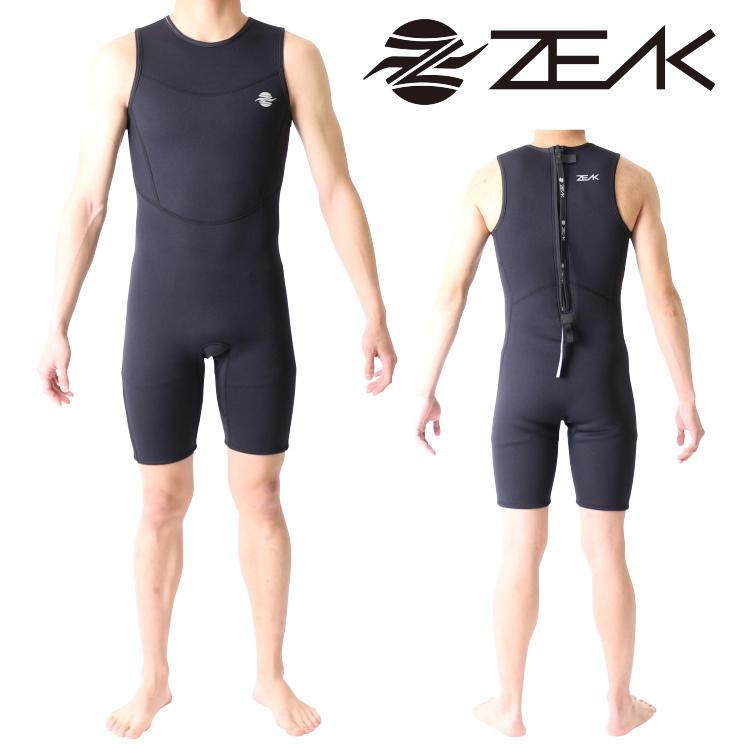 ZEAK(ジーク) ウェットスーツ 男性用 メンズ ショートジョン ウエット