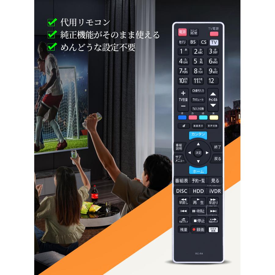 AVTVA RC-R4 maxell iVBLUE 用の レコーダーリモコン マクセル