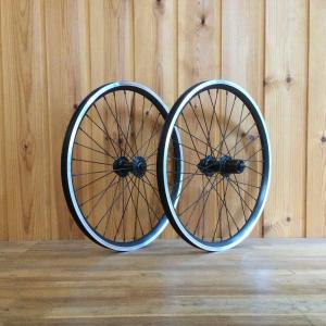 Wheel ホイール 前後セット 車輪 20インチ (406) 8/9/10段用 ブラック