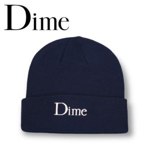DIME ダイム ビーニー Classic Fold Beanie ブラウン クラシックロゴ