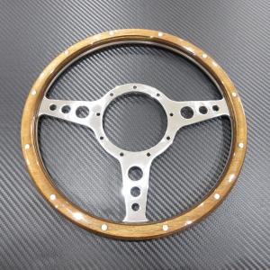 モトリタ Moto-Lita 3スポーク 14インチ ブラックレザー ステアリング