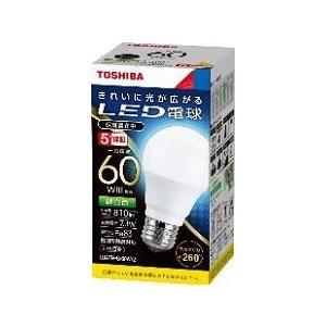 TOSHIBA（東芝） LED電球 一般電球形 LDA7N-G/60W/2 全方向タイプ 昼