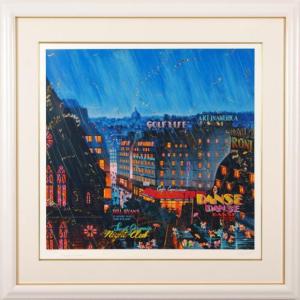 ヒロ・ヤマガタ 絵画 「水前寺公園」 熊本 風景画 ナイーフアート