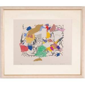 ゴルフ 絵画 シルクスクリーン 版画 マーク・キング 「TPCソーグラス17