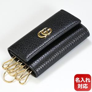 グッチシマ グッチ GUCCI キーケース ブラック レザー GG メンズ