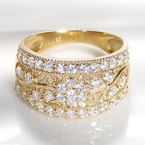 K18 PG YG WG ゴールド 指輪 リング カラーストーン ピンクサファイア