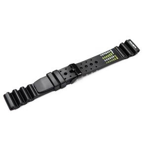 腕時計 ラバー ベルト 18mm 20mm 22mm 24mm ウレタン ブラック