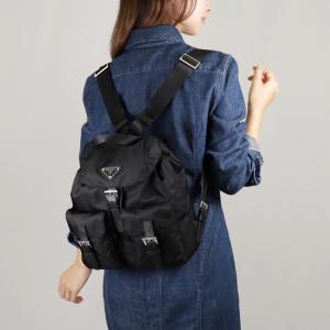 プラダ PRADA リュックサック レディース ブラック 1BZ811 V OTO RV44