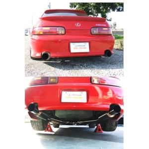 ER34スカイライン4ドア NA車用 砲弾 マフラー中間タイコつき 車高短