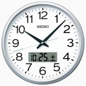 RHYTHM(リズム) 4MY861-006 茶メタリック色光沢仕上 白 電波掛け時計