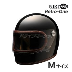 NIKITOR RIDEZ Retro-One フラットブラック Lサイズ(59-60cm未満) フル