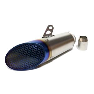 汎用スラッシュカットサイレンサー/スリップオンマフラーハス切り50.8