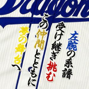 ☆送料無料☆中日 ドラゴンズ 涌井秀章 背番号 & 勘亭流 ビジター 応援
