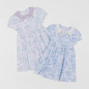 mezzo piano メゾピアノ 音符ロゴ キャミワンピース リボン クロ