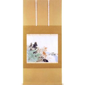 酒井抱一 掛け軸 紙雛図 原画逸翁美術館所蔵 【掛軸】【半間床