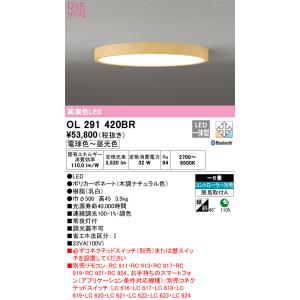 ODELIC（オーデリック） OL291416BR LEDシーリングライト 6畳 電球色