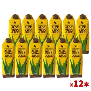 12本セット) FLPアロエベラジュース 1L 1000mL×12本(保存料・化学合成