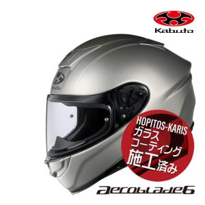 AEROBLADE OGK KABUTO 6 フラットクールガンメタ M(57-58cm