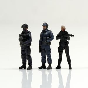 figreal 1/64 マフィアセット002 3体 彩色済みフィギュア : 箱庭技研