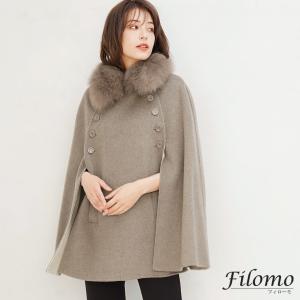 sankyo shokai（三京商会） ケープ カシミヤ 100% ポンチョ 軽量 弱撥