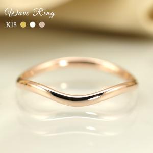 Jeweluce（ジュエルーチェ） K10 地金 リング Wave ウェーブライン