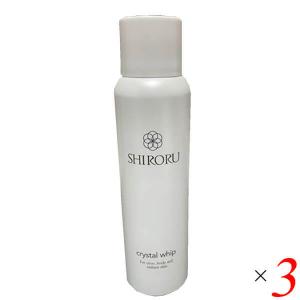 SHIRORU シロル クリスタルホイップ 120g 洗顔 洗顔後フォーム 泡