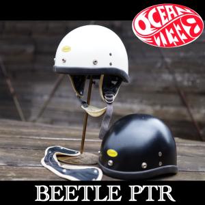 OCEANBEETLE オーシャンビートル ヘルメット PTR ブラック BEETLE 半